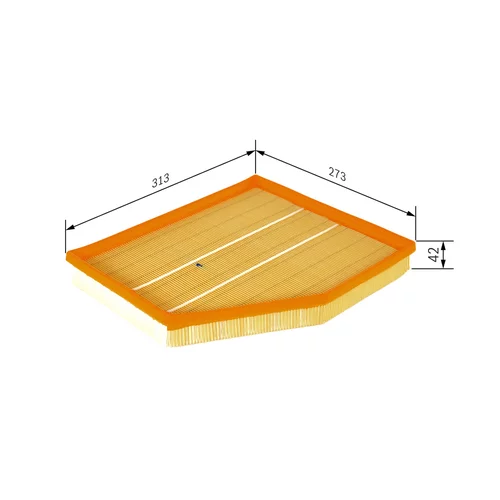 Vzduchový filter 1 457 433 101 /BOSCH/ - obr. 4