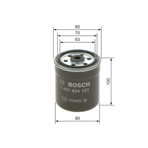 Palivový filter 1 457 434 123 /BOSCH/ - obr. 4