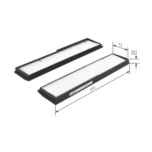 Filter vnútorného priestoru 1 987 432 051 /BOSCH/ - obr. 4