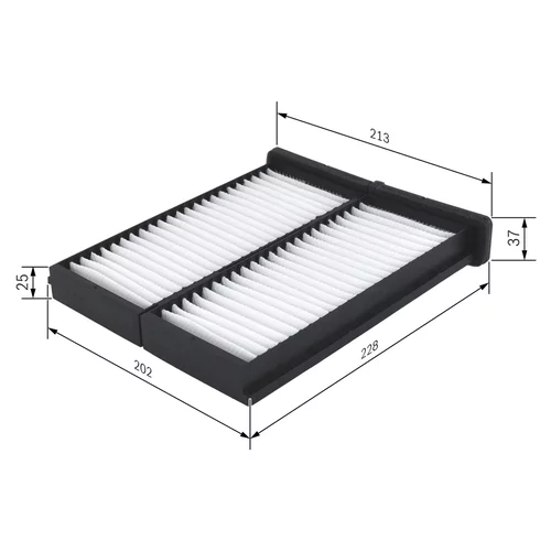Filter vnútorného priestoru 1 987 432 086 /BOSCH/ - obr. 4