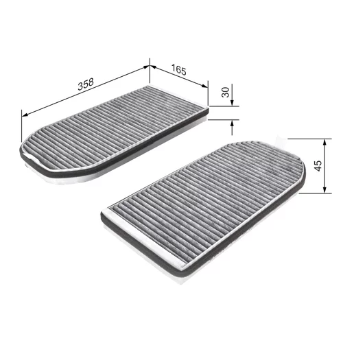 Filter vnútorného priestoru 1 987 432 362 /BOSCH/ - obr. 4