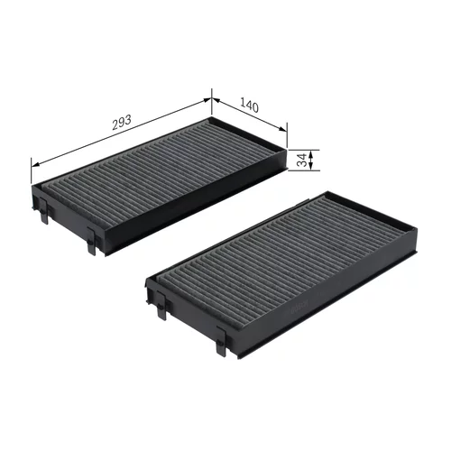 Filter vnútorného priestoru 1 987 432 419 /BOSCH/ - obr. 4