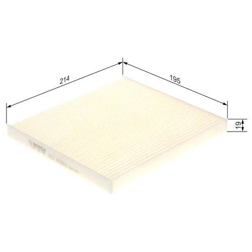 Filter vnútorného priestoru 1 987 435 089 /BOSCH/ - obr. 4