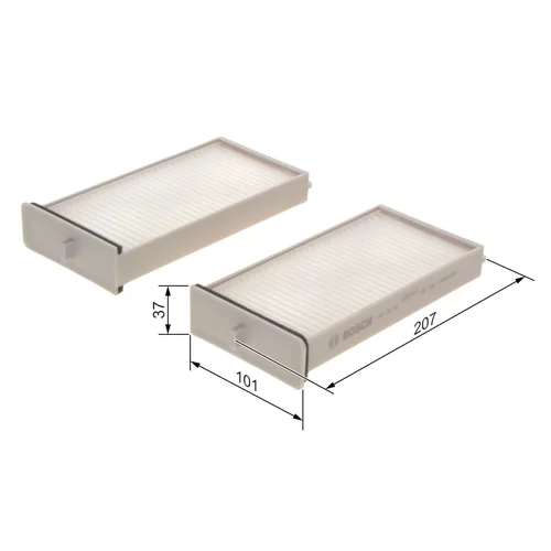 Filter vnútorného priestoru 1 987 435 119 /BOSCH/ - obr. 4