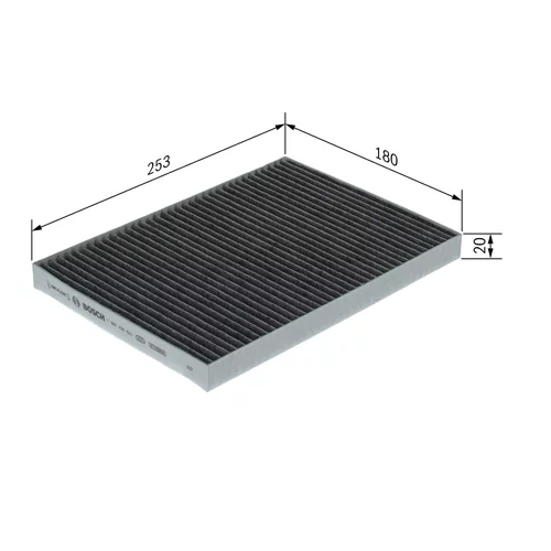 Filter vnútorného priestoru 1 987 435 621 /BOSCH/ - obr. 4