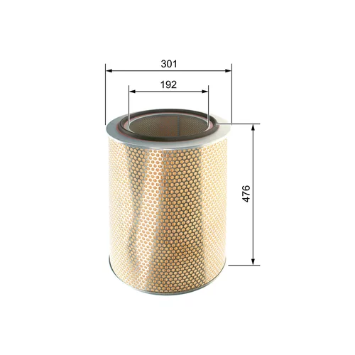 Vzduchový filter F 026 400 076 /BOSCH/ - obr. 4