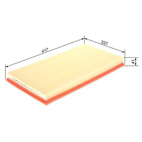Vzduchový filter F 026 400 122 /BOSCH/ - obr. 4