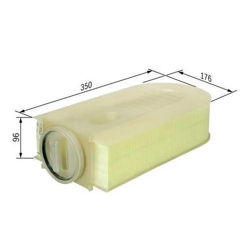 Vzduchový filter F 026 400 133 /BOSCH/ - obr. 4