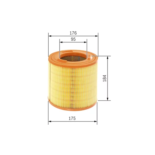 Vzduchový filter F 026 400 183 /BOSCH/ - obr. 4