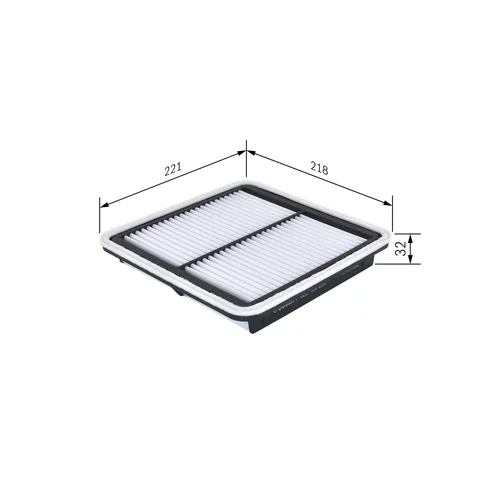 Vzduchový filter F 026 400 206 /BOSCH/ - obr. 4