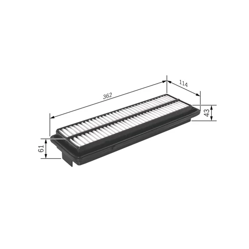 Vzduchový filter F 026 400 232 /BOSCH/ - obr. 4