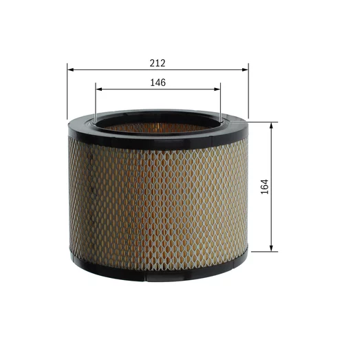 Vzduchový filter F 026 400 316 /BOSCH/ - obr. 5
