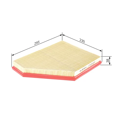 Vzduchový filter F 026 400 485 /BOSCH/ - obr. 4