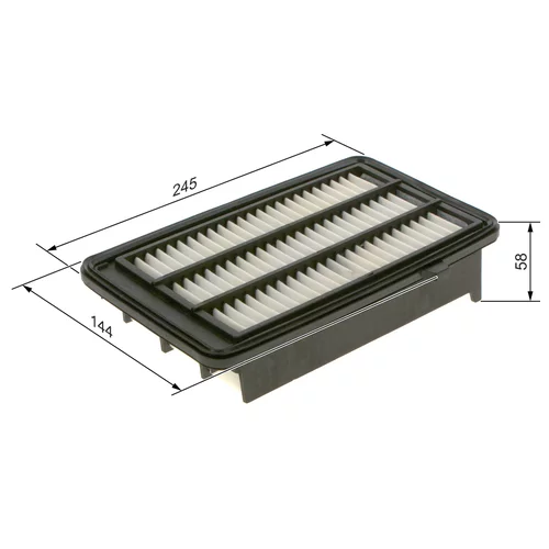 Vzduchový filter F 026 400 579 /BOSCH/ - obr. 4