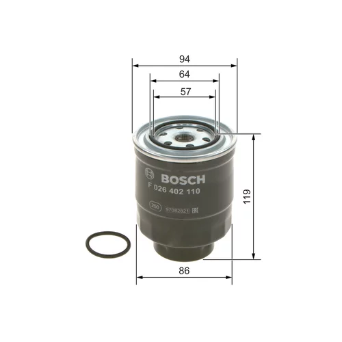 Palivový filter F 026 402 110 /BOSCH/ - obr. 4