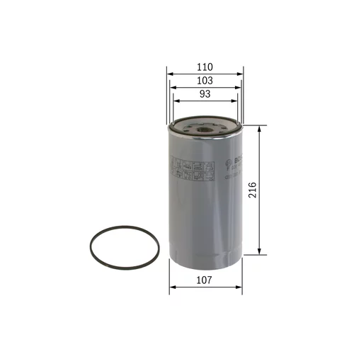 Palivový filter F 026 402 143 /BOSCH/ - obr. 4