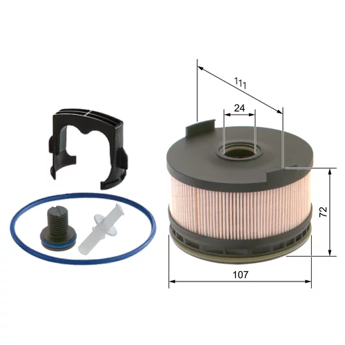 Palivový filter F 026 402 262 /BOSCH/ - obr. 4