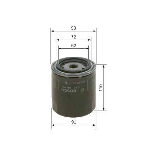 Olejový filter 0 451 104 014 /BOSCH/ - obr. 4