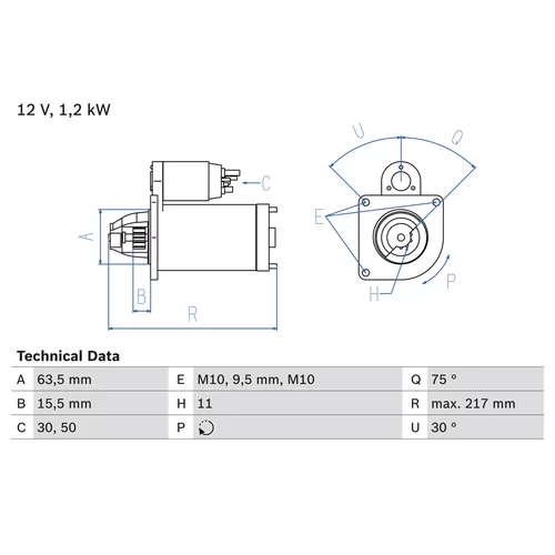 Štartér 0 986 022 131 /BOSCH/ - obr. 4