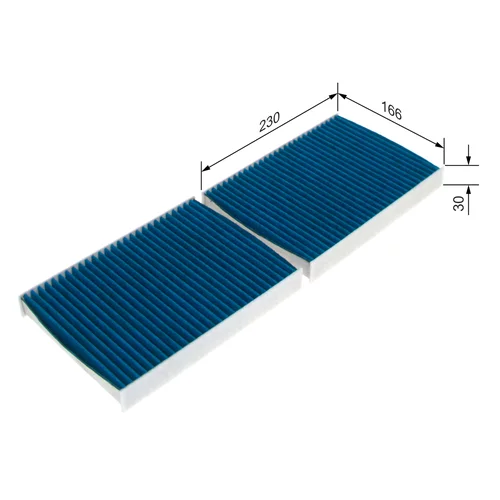 Filter vnútorného priestoru 0 986 628 571 /BOSCH/ - obr. 4