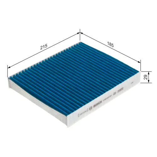 Filter vnútorného priestoru 0 986 628 581 /BOSCH/ - obr. 4