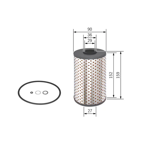Olejový filter 1 457 429 123 /BOSCH/ - obr. 4