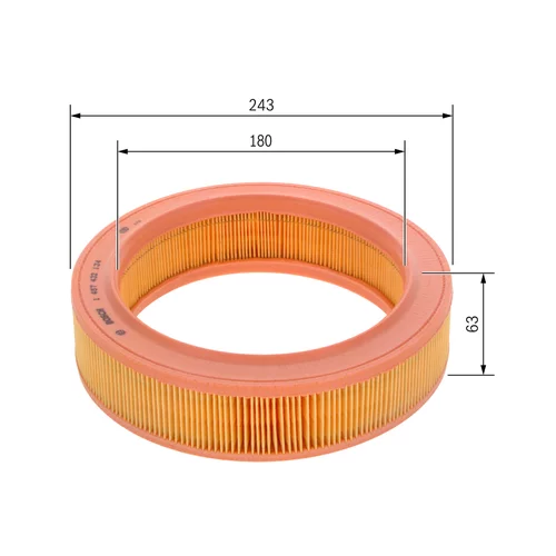 Vzduchový filter 1 457 432 134 /BOSCH/ - obr. 4