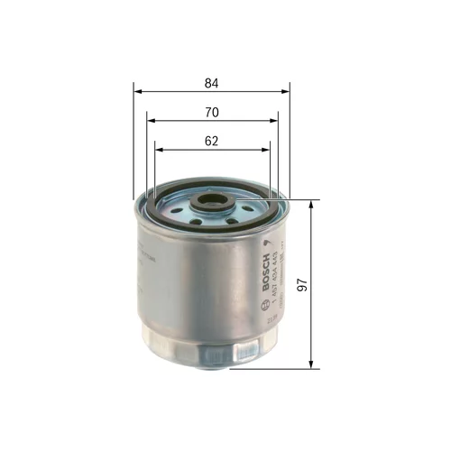 Palivový filter 1 457 434 443 /BOSCH/ - obr. 4
