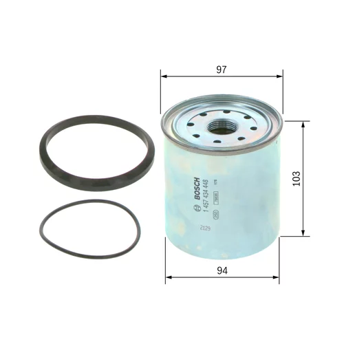 Palivový filter 1 457 434 448 /BOSCH/ - obr. 4
