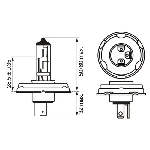Žiarovka pre diaľkový svetlomet 1 987 302 021 /BOSCH/ - obr. 5