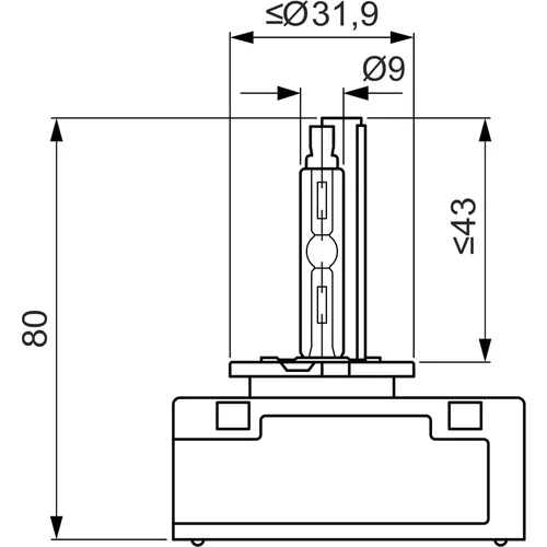 Žiarovka pre diaľkový svetlomet 1 987 302 908 /BOSCH/ - obr. 5