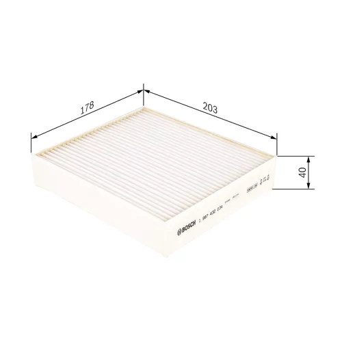 Filter vnútorného priestoru 1 987 432 034 /BOSCH/ - obr. 4