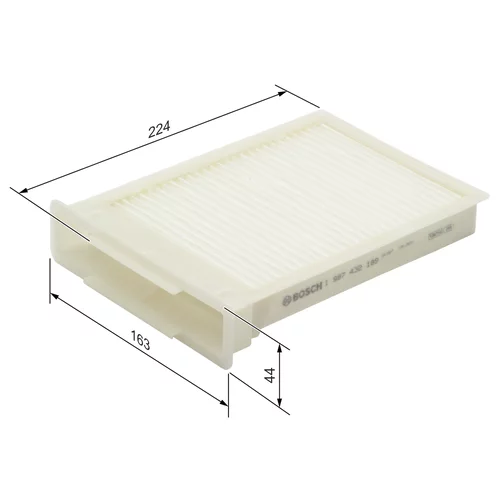 Filter vnútorného priestoru 1 987 432 189 /BOSCH/ - obr. 4