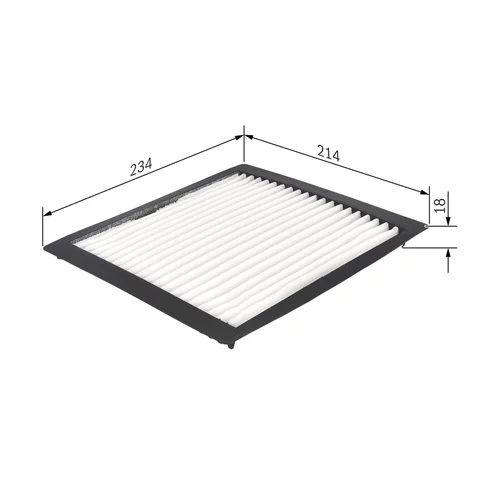 Filter vnútorného priestoru 1 987 432 263 /BOSCH/ - obr. 4