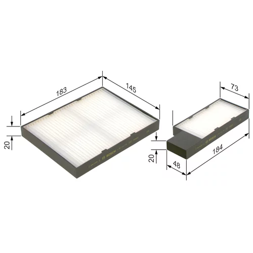 Filter vnútorného priestoru 1 987 432 276 /BOSCH/ - obr. 4