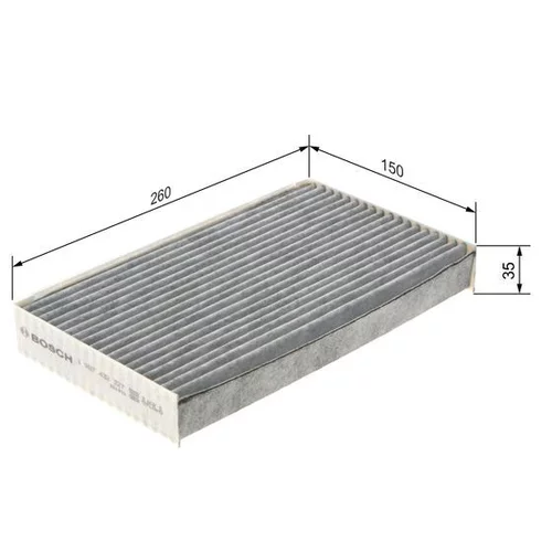Filter vnútorného priestoru 1 987 432 327 /BOSCH/ - obr. 4