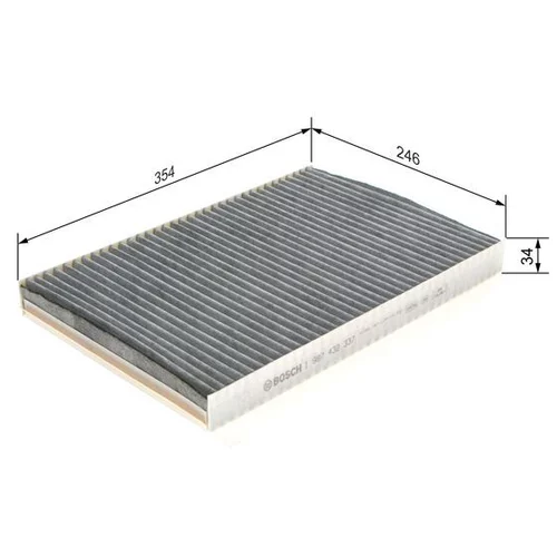 Filter vnútorného priestoru 1 987 432 337 /BOSCH/ - obr. 4
