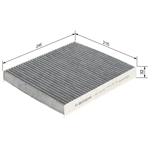Filter vnútorného priestoru 1 987 432 357 /BOSCH/ - obr. 4