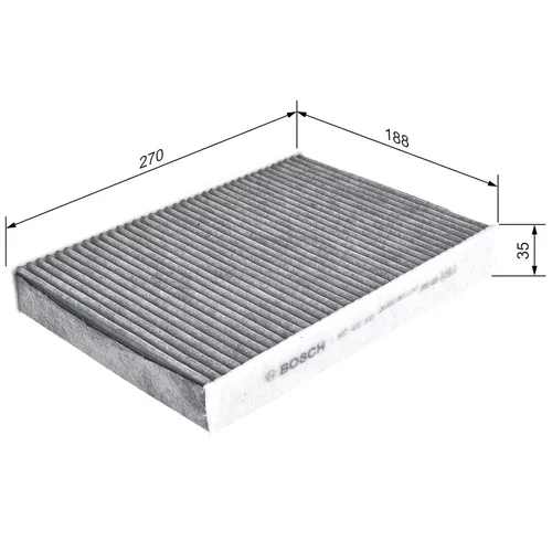 Filter vnútorného priestoru 1 987 432 549 /BOSCH/ - obr. 4