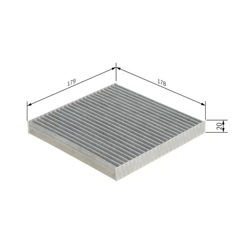 Filter vnútorného priestoru 1 987 432 566 /BOSCH/ - obr. 4