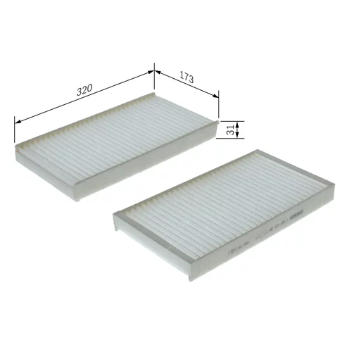 Filter vnútorného priestoru 1 987 435 184 /BOSCH/ - obr. 3