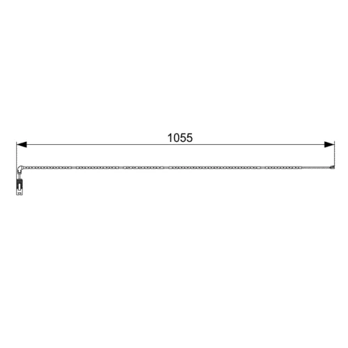 Výstražný kontakt opotrebenia brzdového obloženia 1 987 473 001 /BOSCH/ - obr. 4