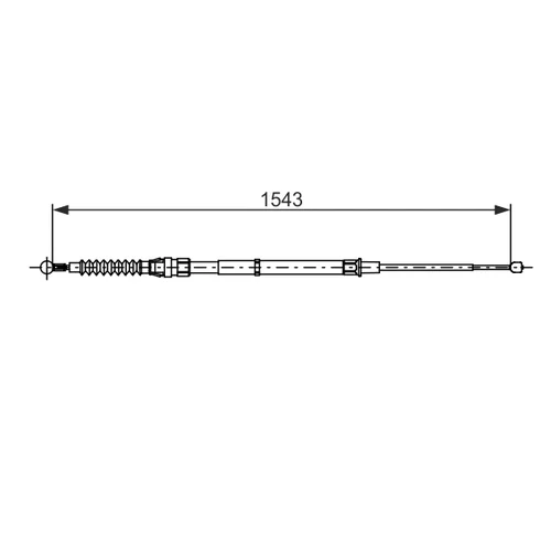 Ťažné lanko parkovacej brzdy 1 987 482 735 /BOSCH/ - obr. 4