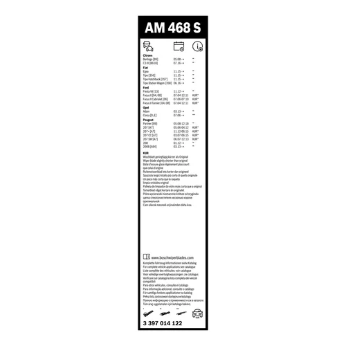 Stieracia lišta 3 397 014 122 /BOSCH/ - obr. 3