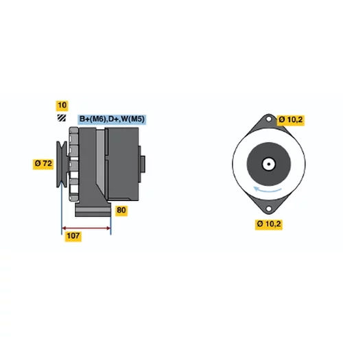 Alternátor BOSCH 9 120 144 116