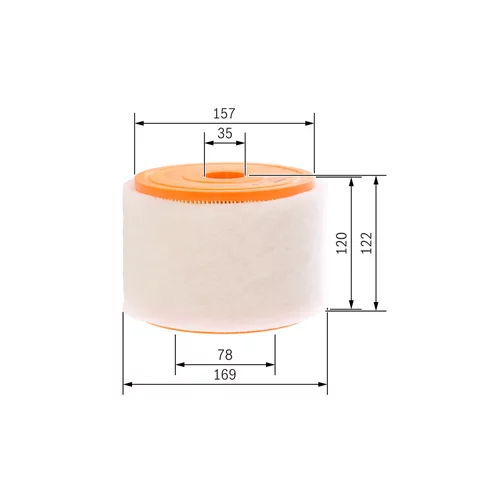 Vzduchový filter F 026 400 289 /BOSCH/ - obr. 4