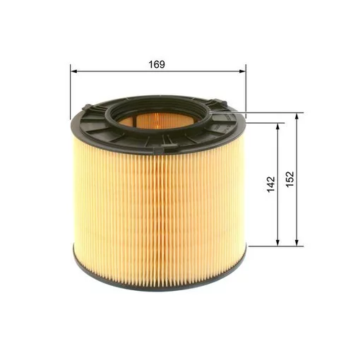 Vzduchový filter F 026 400 425 /BOSCH/ - obr. 4