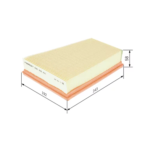 Vzduchový filter F 026 400 441 /BOSCH/ - obr. 4