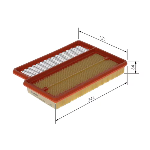 Vzduchový filter F 026 400 466 /BOSCH/ - obr. 5