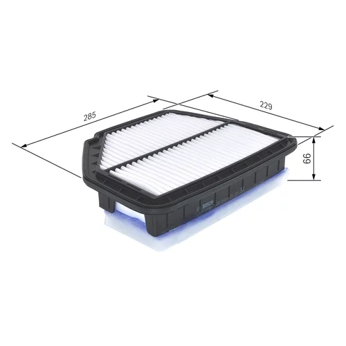 Vzduchový filter F 026 400 585 /BOSCH/ - obr. 4